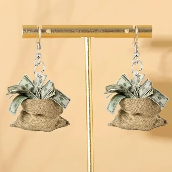 Creative Dollar Design Earrings