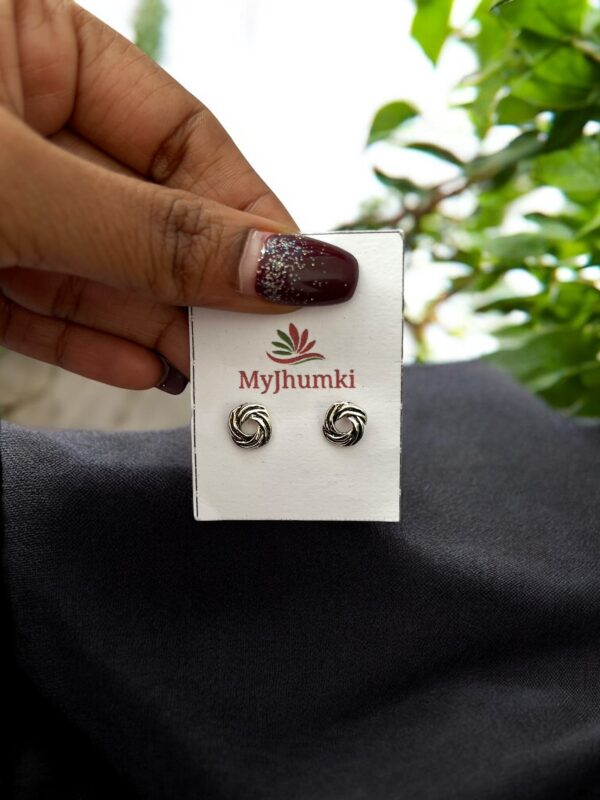 Oxidized daily wear Mini Stud