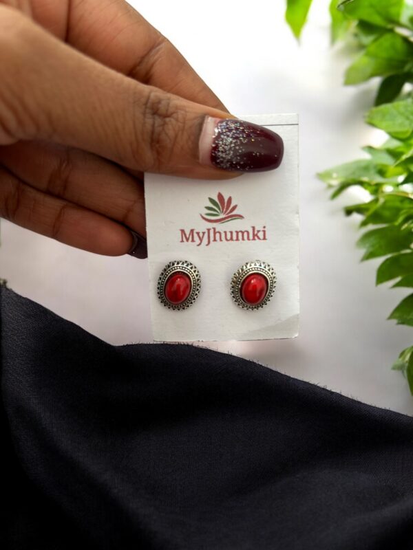 Oxidized daily wear Mini Stud