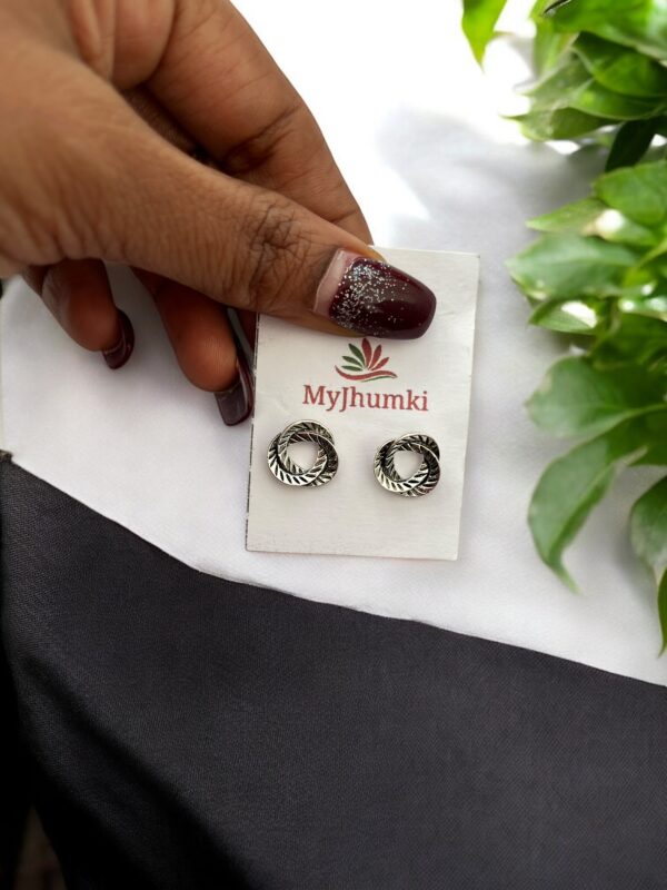 Oxidized daily wear Mini Stud