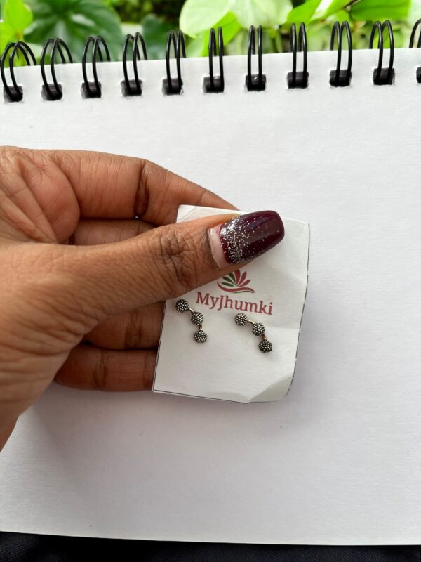Oxidized daily wear Mini Stud