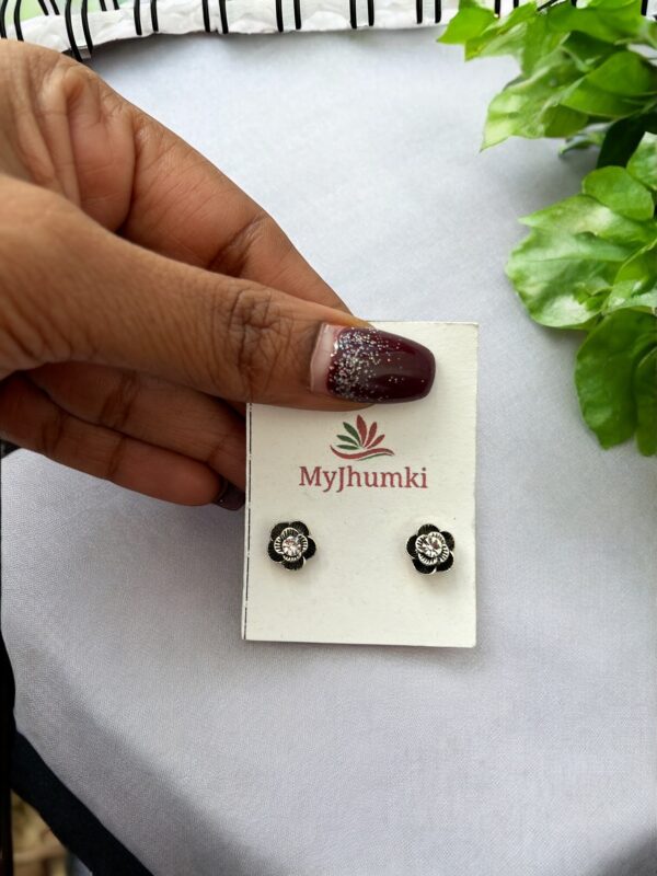 Oxidized daily wear Mini Stud