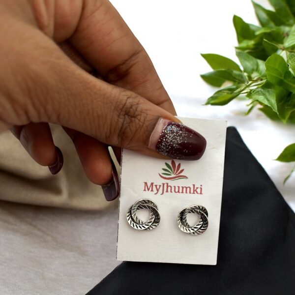Oxidized daily wear Mini Stud